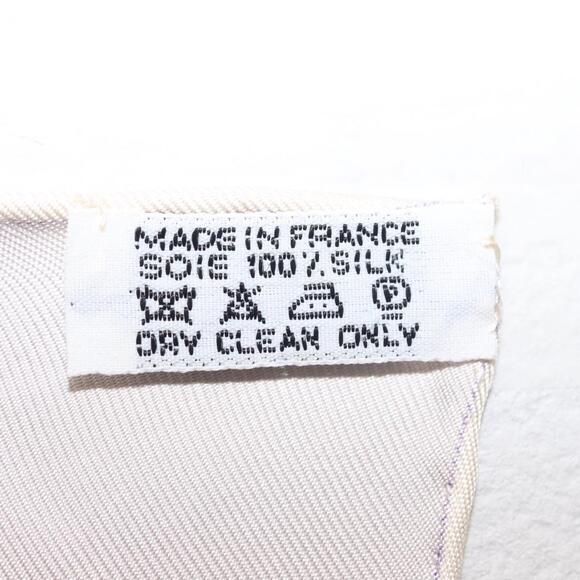 HERMES Carre 90 Scarf ""RENCONTRE OCEANE"" Silk Gray Auth 141551 - Picture 15 of 15